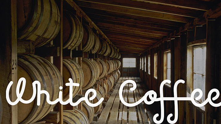 White Coffee Font