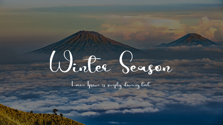 Winter Season Font