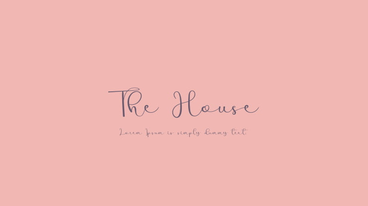 The House Font