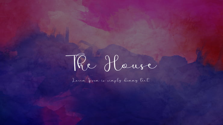 The House Font