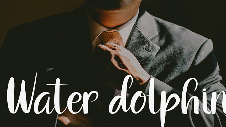 Water dolphin Font