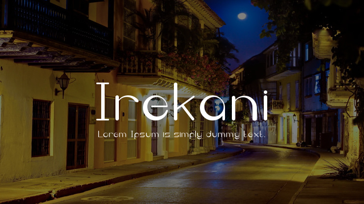 Irekani Font