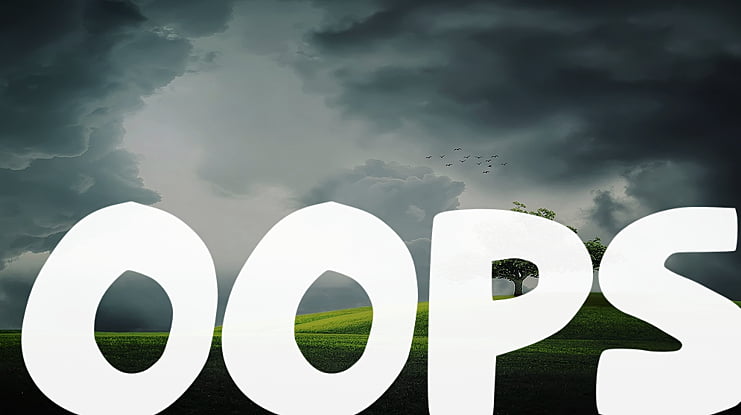 Oops Font
