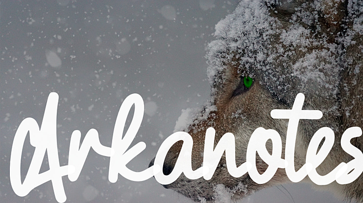 Arkanotes Font