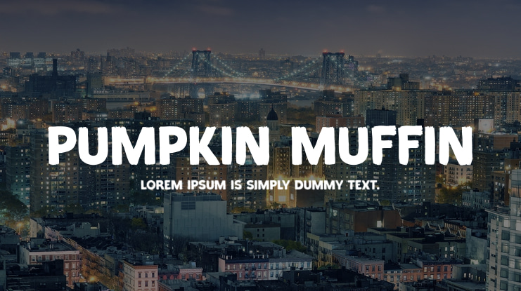Pumpkin Muffin Font