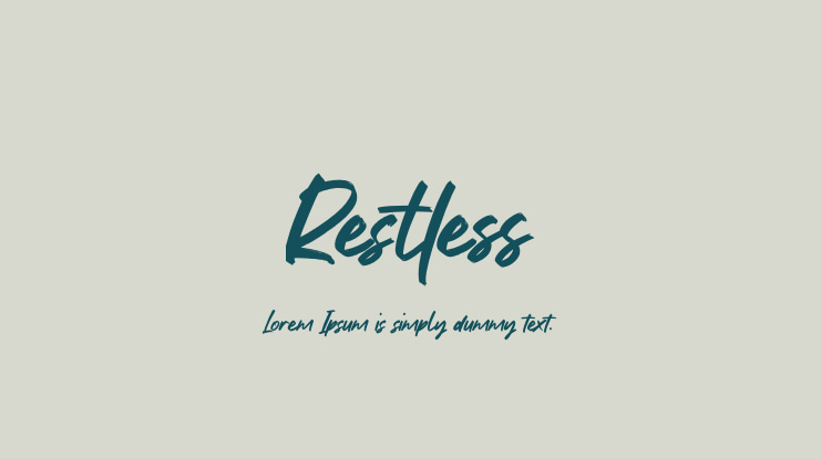 Restless Font
