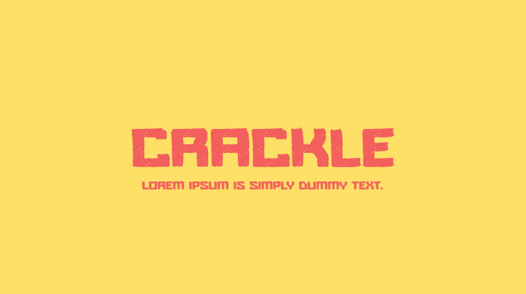 Crackle Font