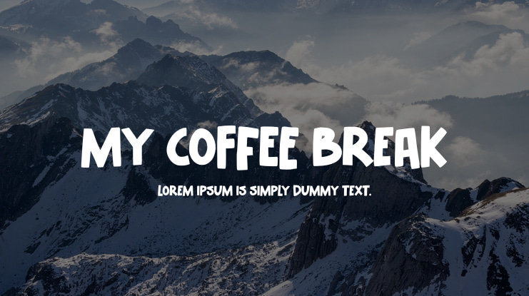 My Coffee Break Font
