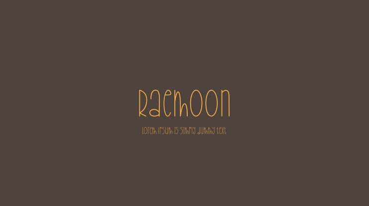 Raemoon Font