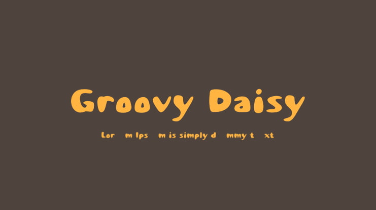 Groovy Daisy Font
