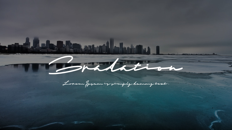 Gradation Font
