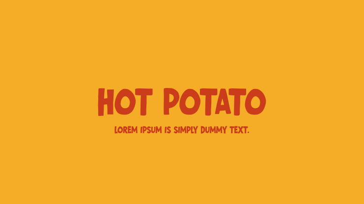 Hot Potato Font