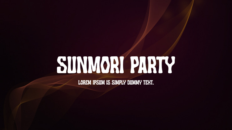 Sunmori Party Font