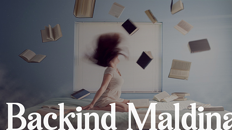 Backind Maldina Font