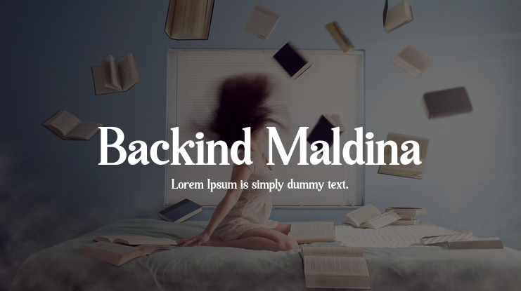 Backind Maldina Font