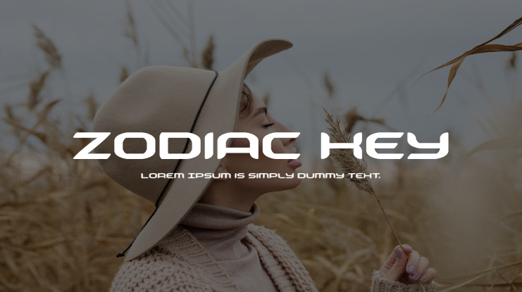 Zodiac Key Font Family