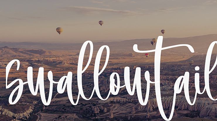 swallowtail Font