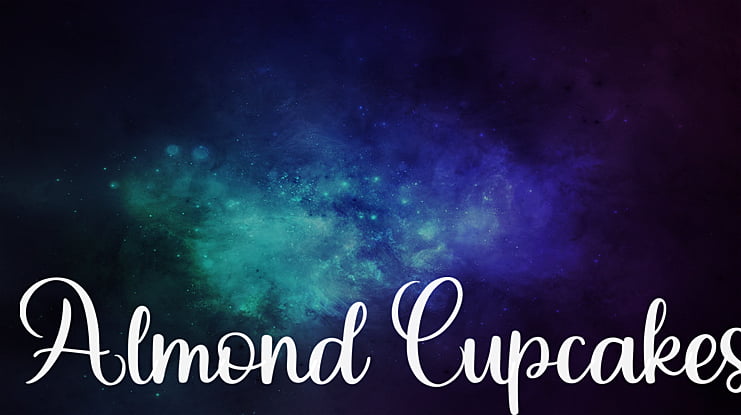 Almond Cupcakes Font