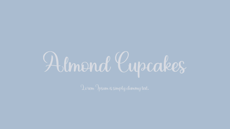 Almond Cupcakes Font