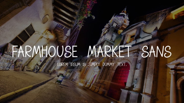 Farmhouse Market Sans Font