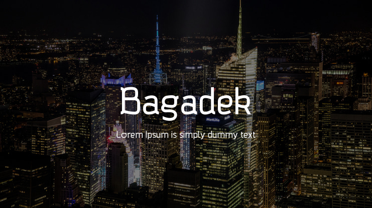 Bagadek Font