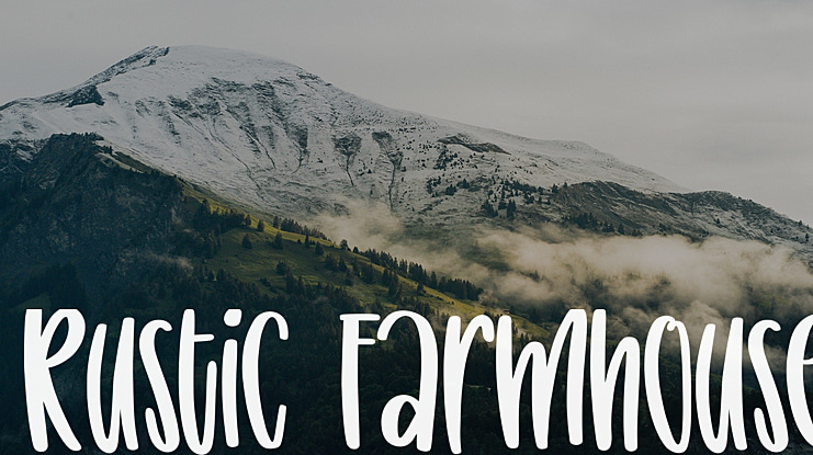 Rustic Farmhouse Font