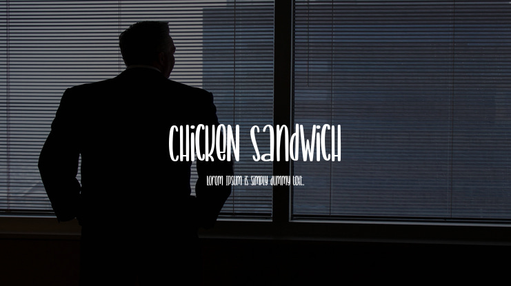 ChickeN SandWich Font