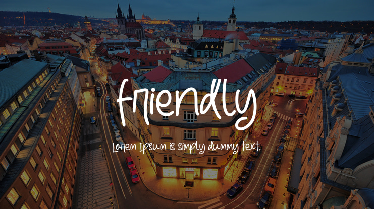 friendly Font