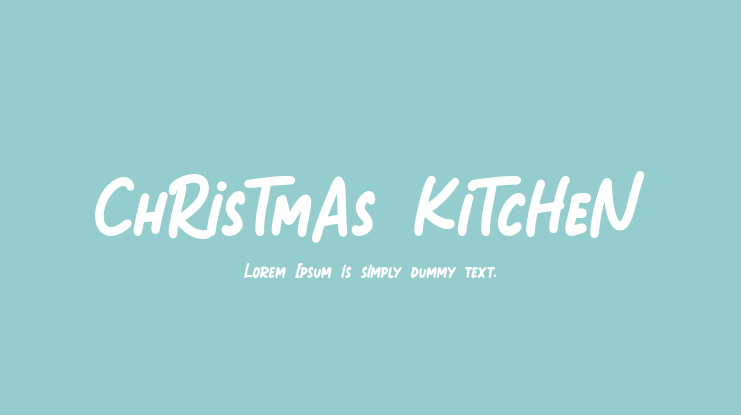 ChRisTmAs KiTcHeN Font