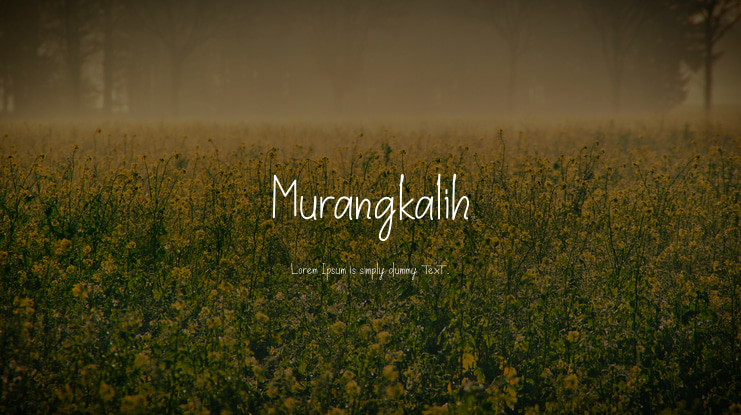 Murangkalih Font