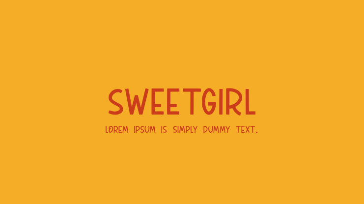 SWEETGIRL Font