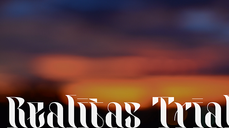 Realitas Trial Font