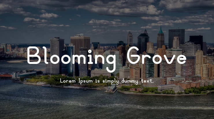 Blooming Grove Font Family