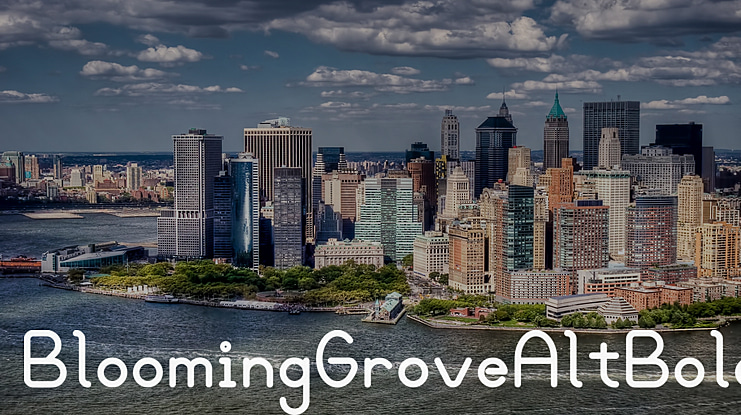 Blooming Grove Font Family