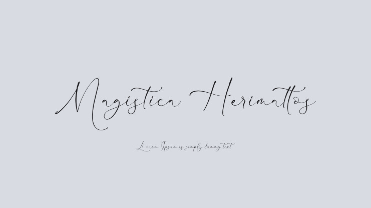 Magistica Herimattos Font