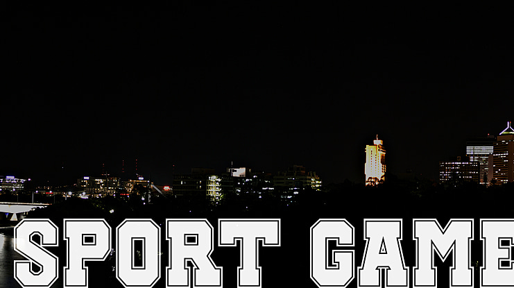 SPORT GAME Font