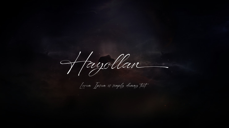 Hayollan Font