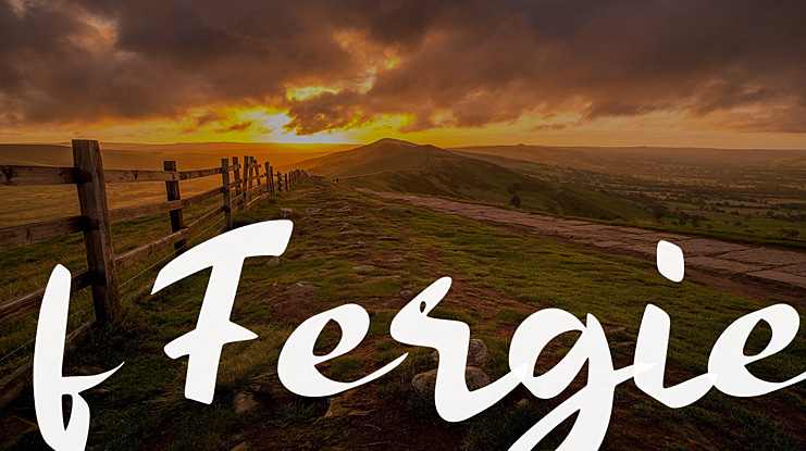 f Fergie Font