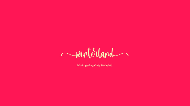 winterland Font