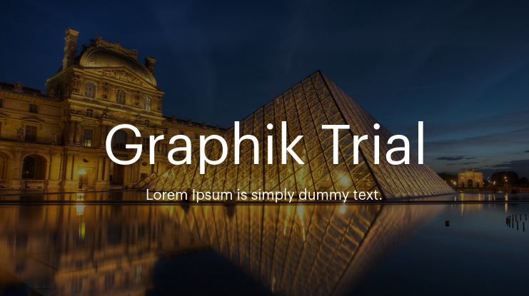 Graphik Trial Font Family