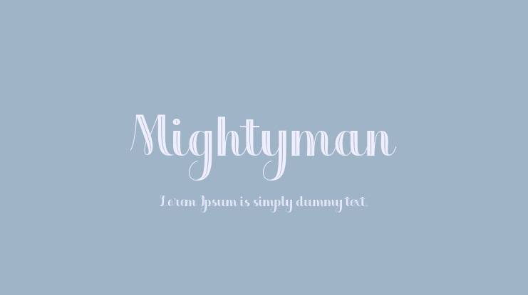 Mightyman Font