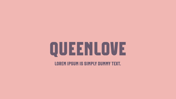 Queenlove Font