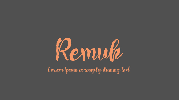 Remuk Font