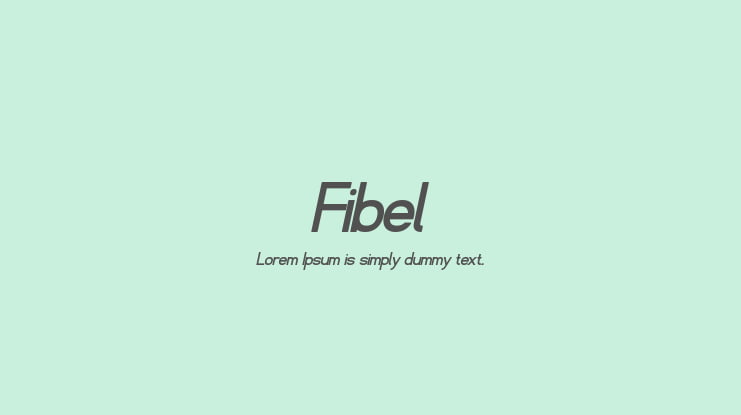 Fibel Font Family