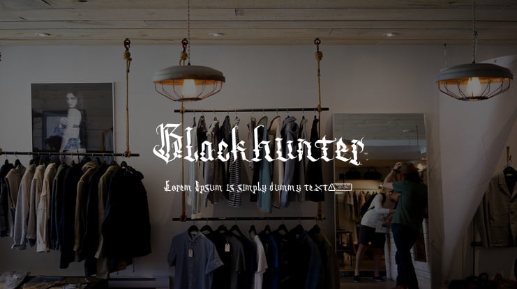 Blackhunter Font