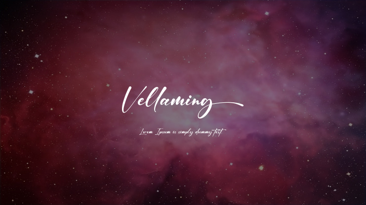 Vellaming Font