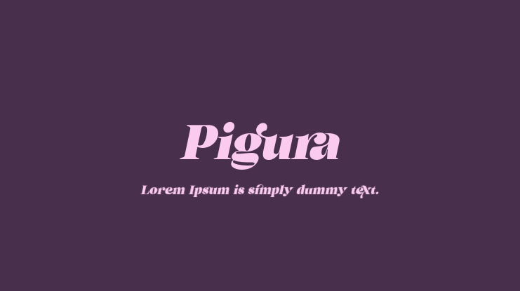Pigura Font
