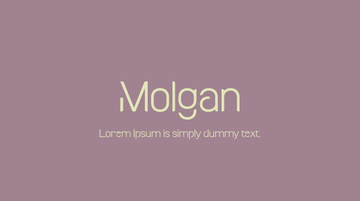 Molgan Font