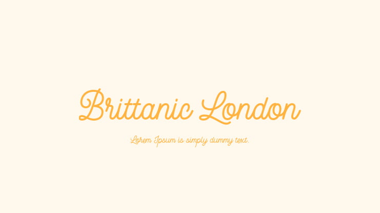 Brittanic London Font