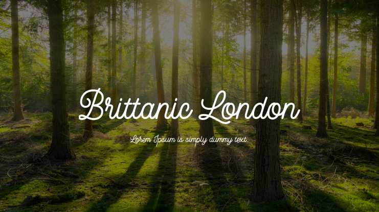 Brittanic London Font